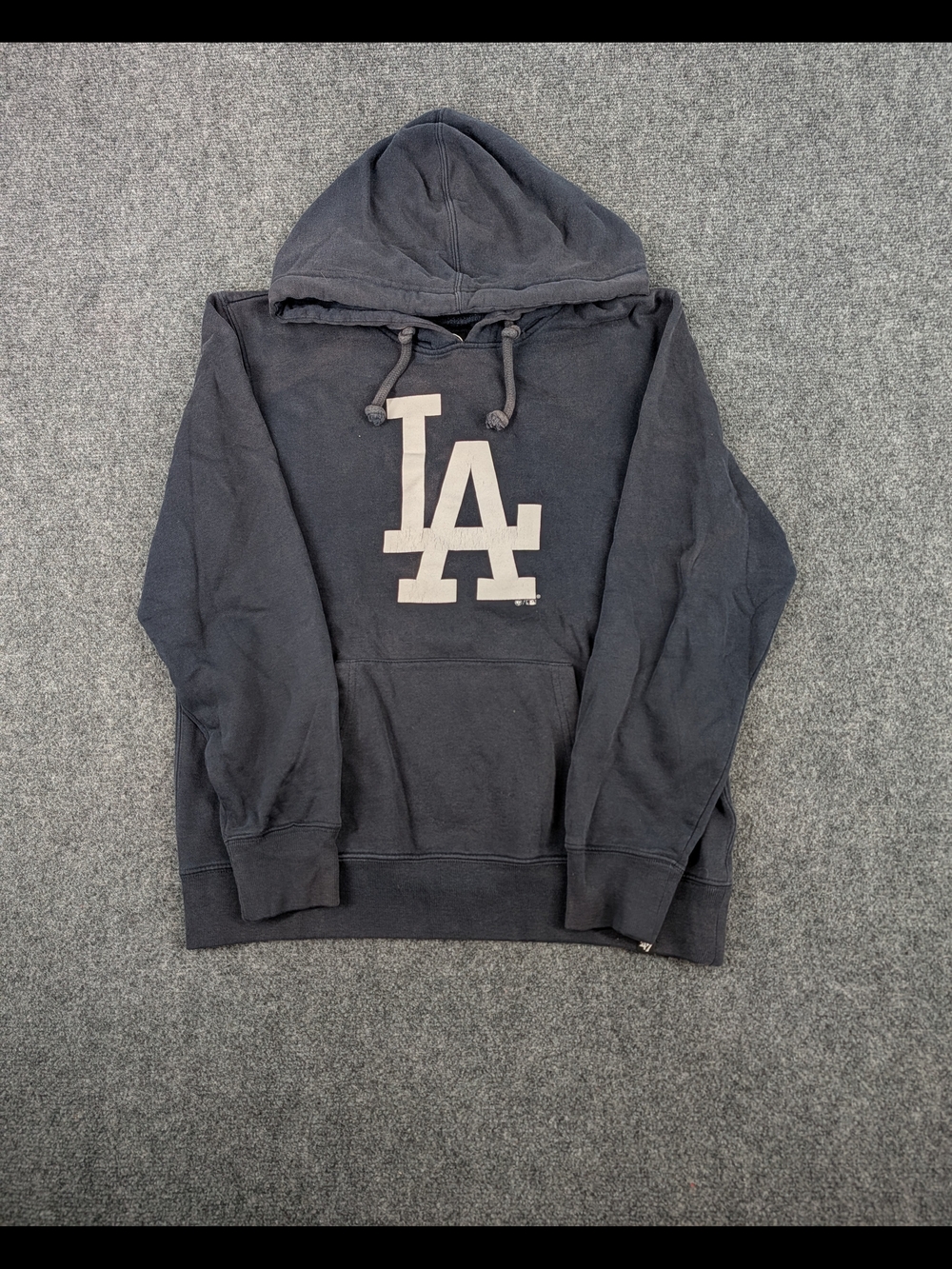 ’47 Brand Los Angeles Dodgers Black Hoodie - Men’s Size L - MLB
